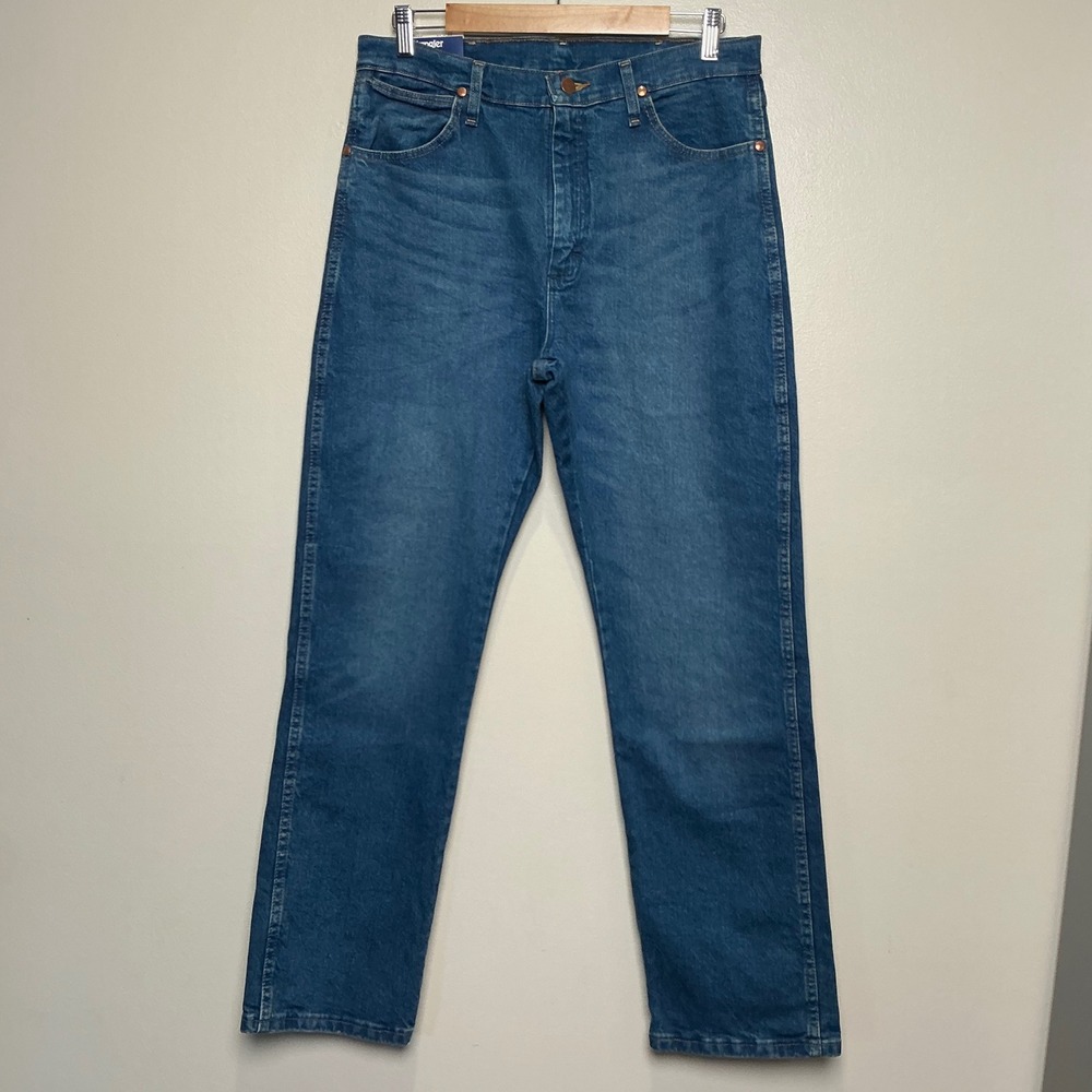 Wrangler Cowboy Cut Slim Fit Jeans‎ 31x32 Natural Rise Tapered Leg Blue
